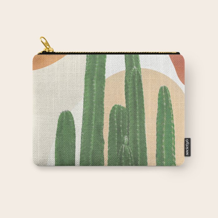 Abstract Cactus I Carry All Pouch Gallery Image 1