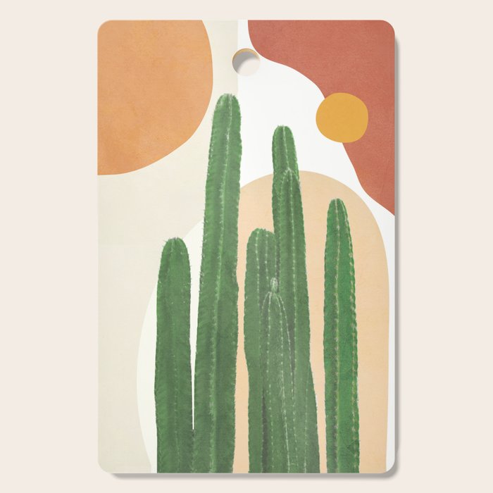 Abstract Cactus I Cutting Board Gallery Image 1