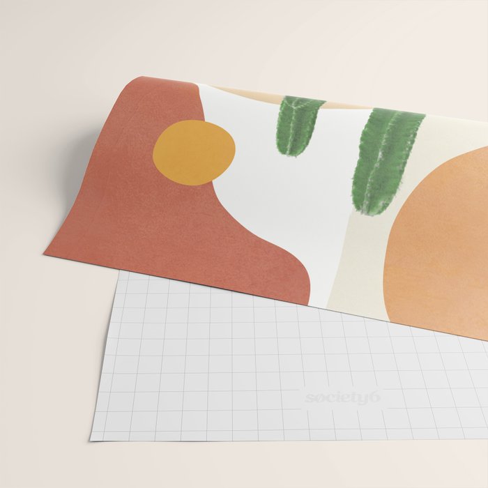 Abstract Cactus I Wrapping Paper Gallery Image 2