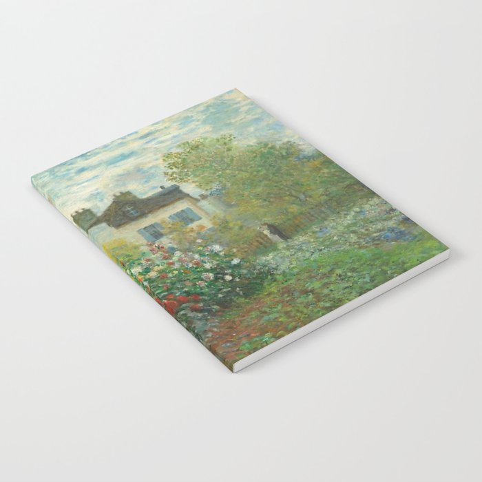 Claude Monet The Artist's Garden In Argenteuil A Corner Of The Garden With Dahlias 1873 Notebook Gallery Image 2
