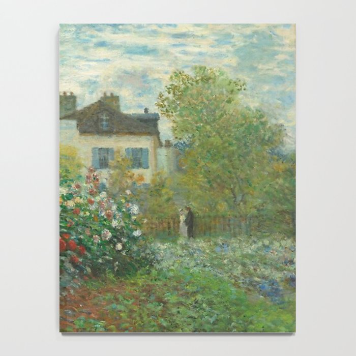 Claude Monet The Artist's Garden In Argenteuil A Corner Of The Garden With Dahlias 1873 Notebook Gallery Image 4