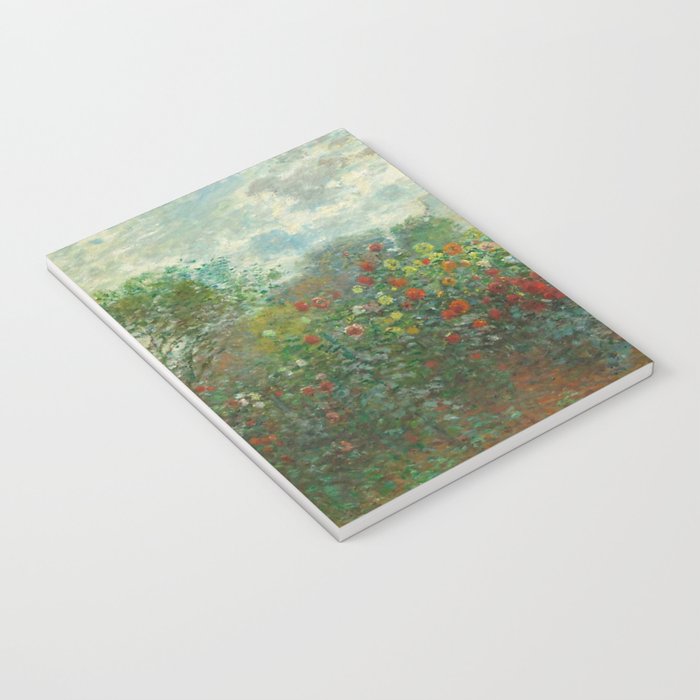 Claude Monet The Artist's Garden In Argenteuil A Corner Of The Garden With Dahlias 1873 Notebook Gallery Image 3