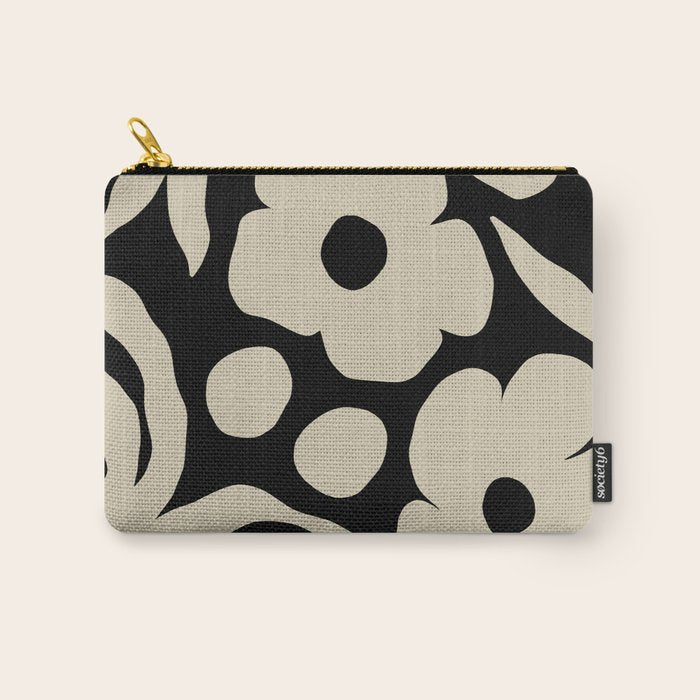 Floral six Carry All Pouch Gallery Image 1
