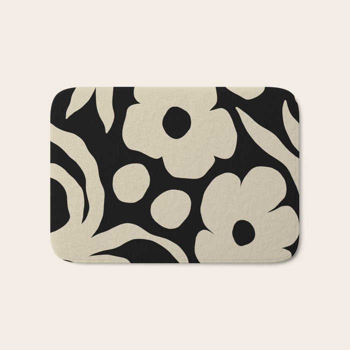 Floral six Bath Mat Gallery Image 1