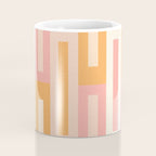 Rectangular Color Blocks In Soft Pastel Tones Coffee Mug Gallery Image 4