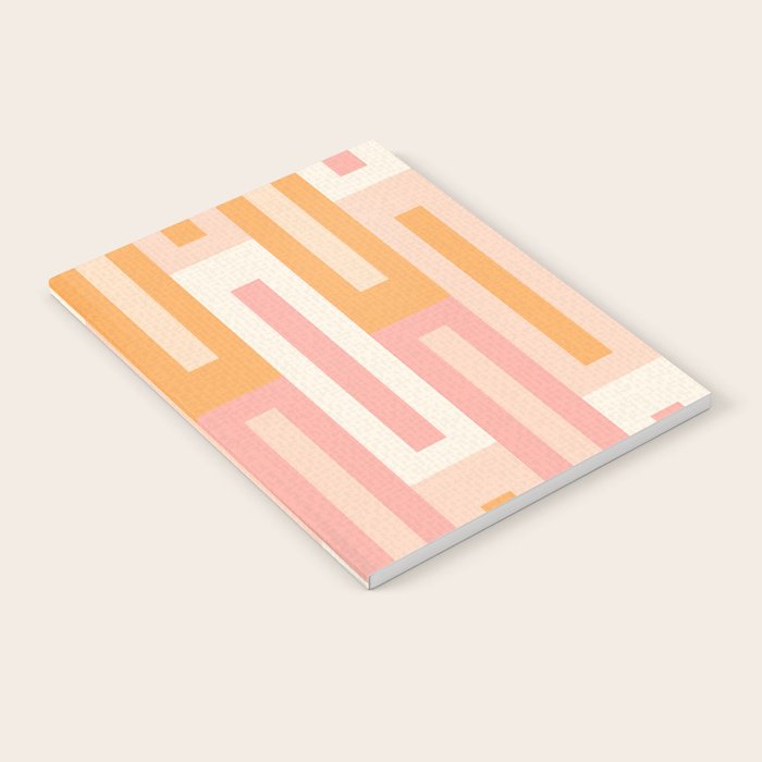 Rectangular Color Blocks In Soft Pastel Tones Notebook Gallery Image 2