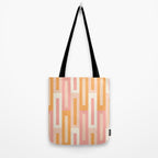 Rectangular Color Blocks In Soft Pastel Tones Tote Bag Gallery Image 2