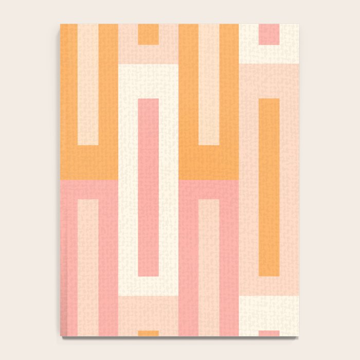 Rectangular Color Blocks In Soft Pastel Tones Notebook Gallery Image 4