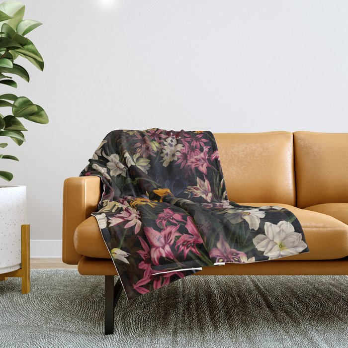 Fantastic Garden II Throw Blanket Gallery Image 1