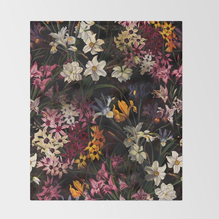 Fantastic Garden II Throw Blanket Gallery Image 2
