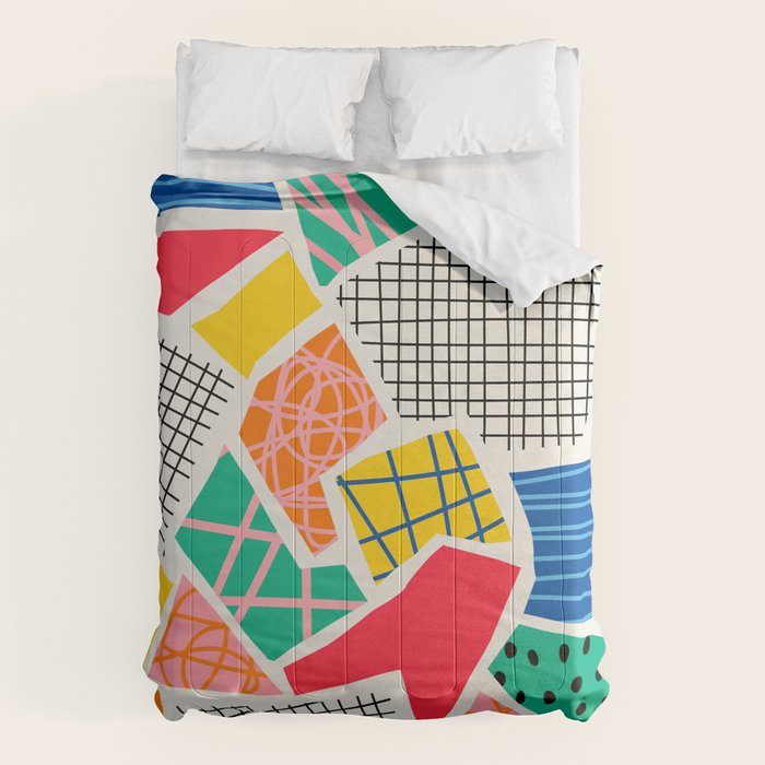 Color Patchwork: Bauhaus Edition Comforter Gallery Image 6