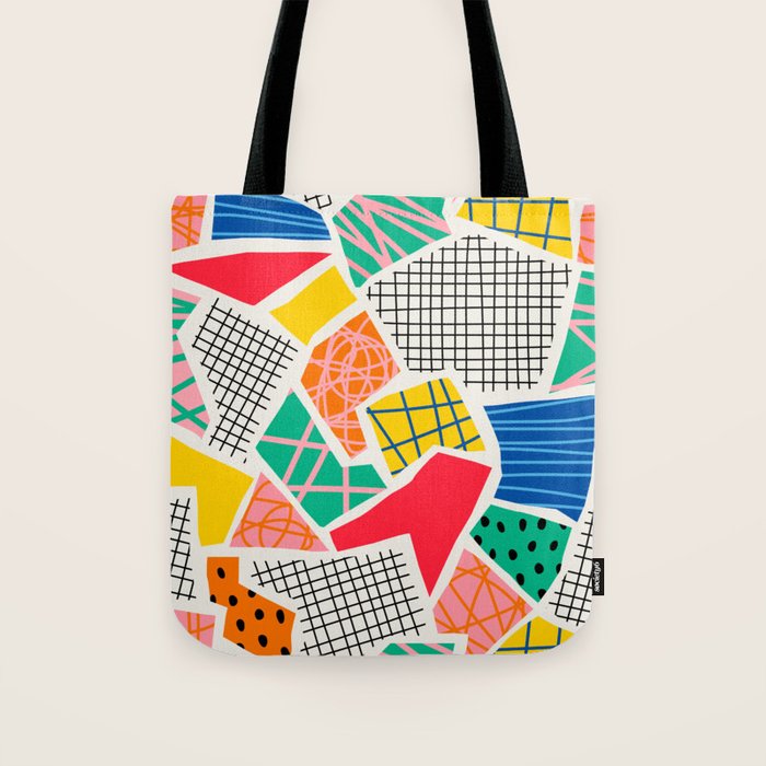 Color Patchwork: Bauhaus Edition Tote Bag Gallery Image 1