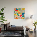 Color Patchwork: Bauhaus Edition Wood Wall Art Gallery Image 2