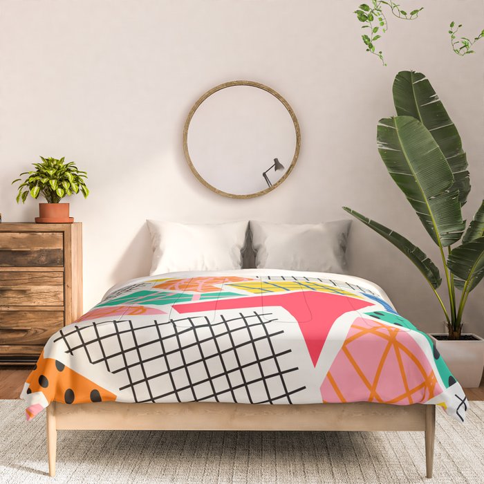 Color Patchwork: Bauhaus Edition Comforter Gallery Image 3