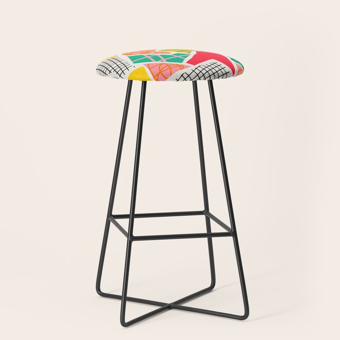 Color Patchwork: Bauhaus Edition Stool Gallery Image 1