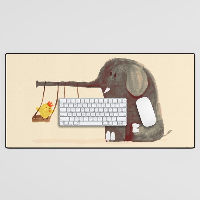 Elephant Swing Desk Mat Gallery Image 1