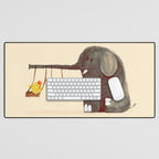 Elephant Swing Desk Mat Gallery Image 1
