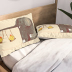Elephant Swing Pillow Sham Gallery Image 2