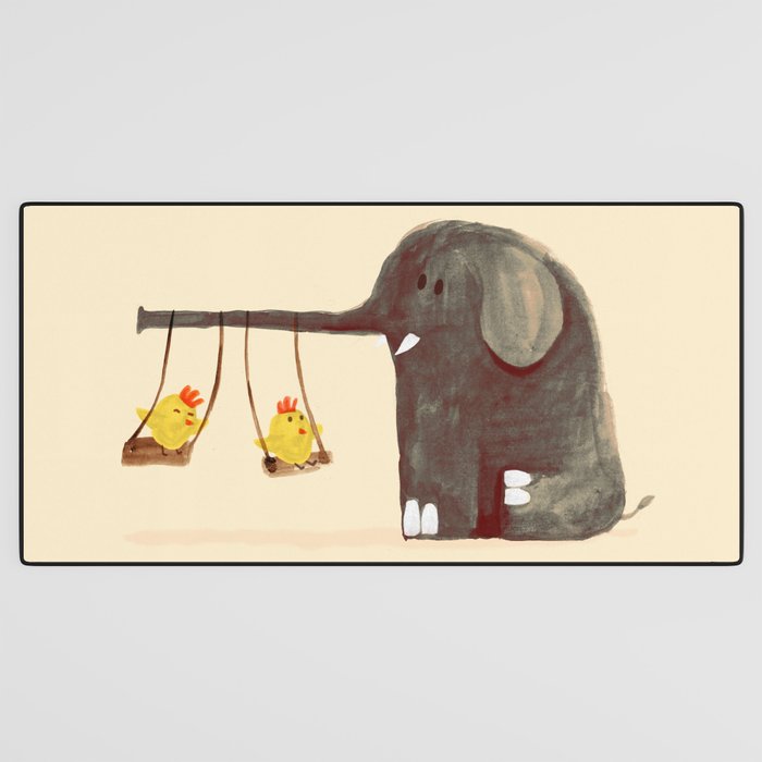Elephant Swing Desk Mat Gallery Image 3