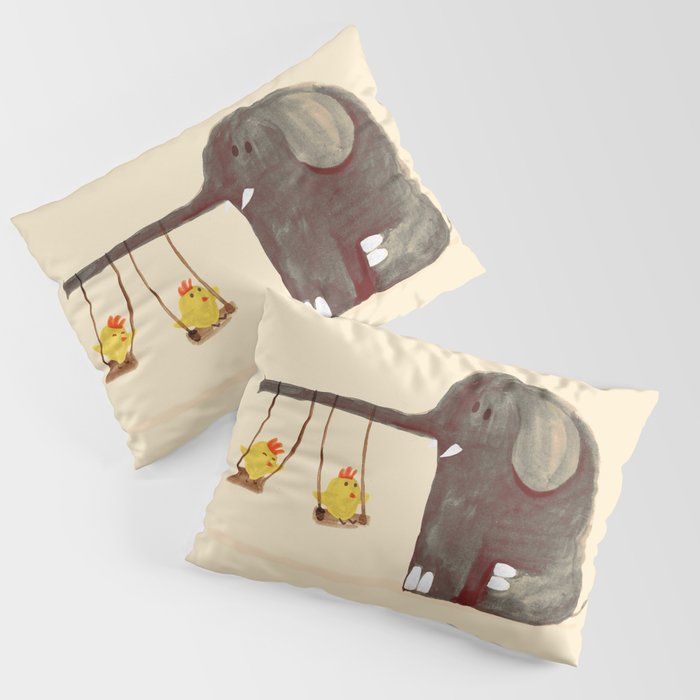 Elephant Swing Pillow Sham Gallery Image 3