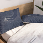 Leopard Shark in Cosmos Pillow Sham Gallery Image 2