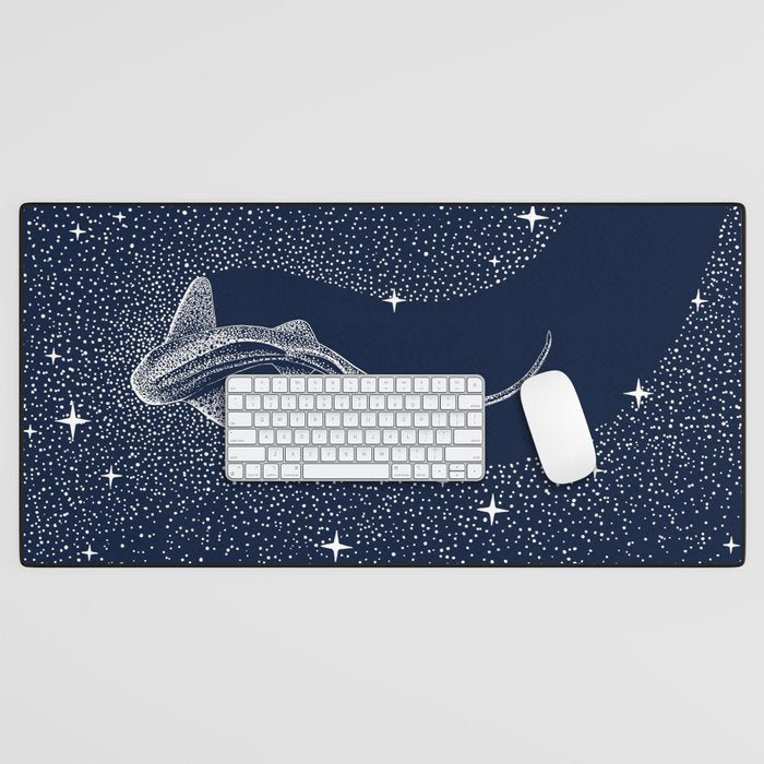Leopard Shark in Cosmos Desk Mat Gallery Image 1