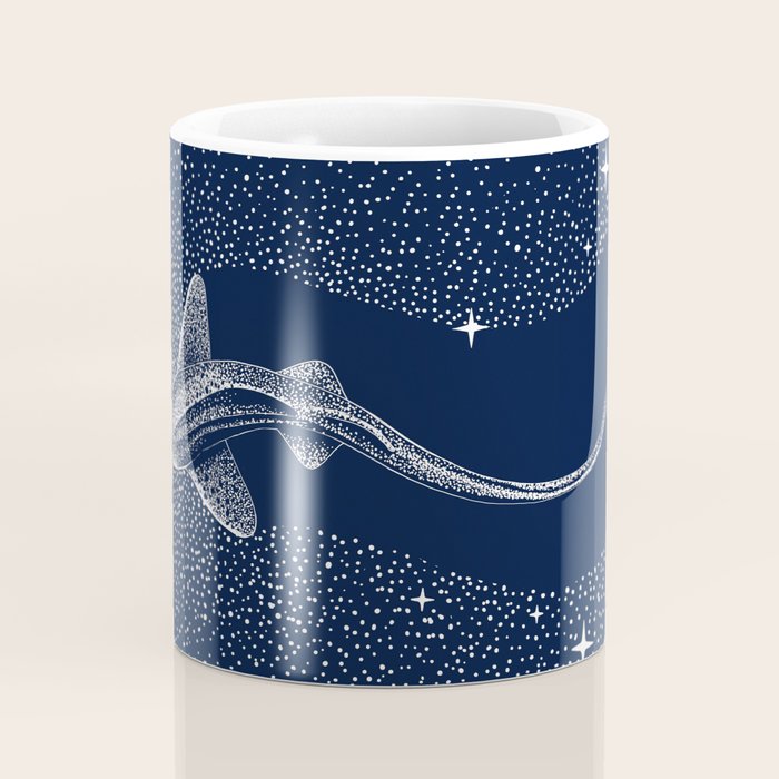 Leopard Shark in Cosmos Coffee Mug Gallery Image 4