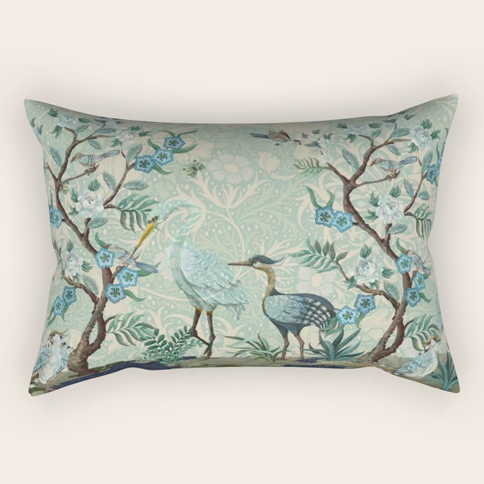 The Chinoiserie Panel Rectangular Pillow Gallery Image 2