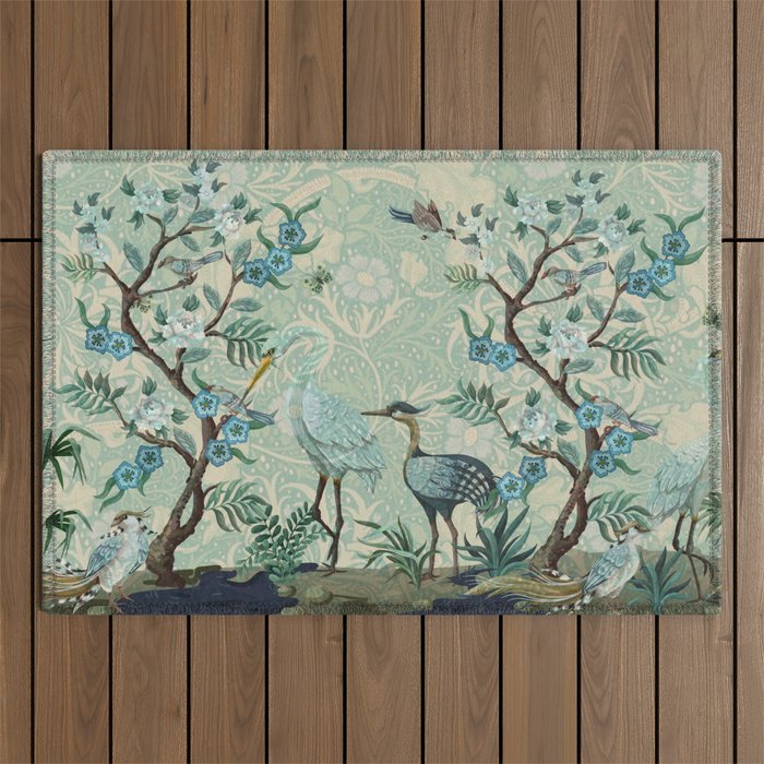 The Chinoiserie Panel Outdoor Rug Gallery Image 1