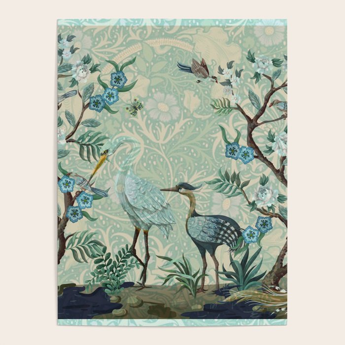 The Chinoiserie Panel Poster Gallery Image 4