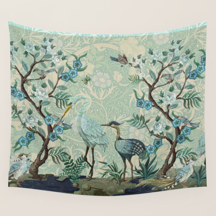 The Chinoiserie Panel Wall Tapestry Gallery Image 4