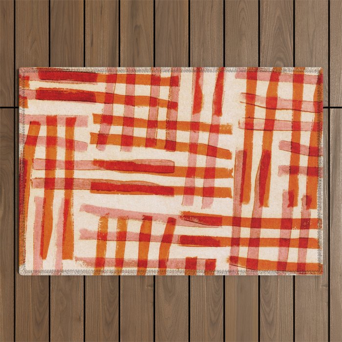 Geometric Dance #1 Outdoor Rug Gallery Image 1