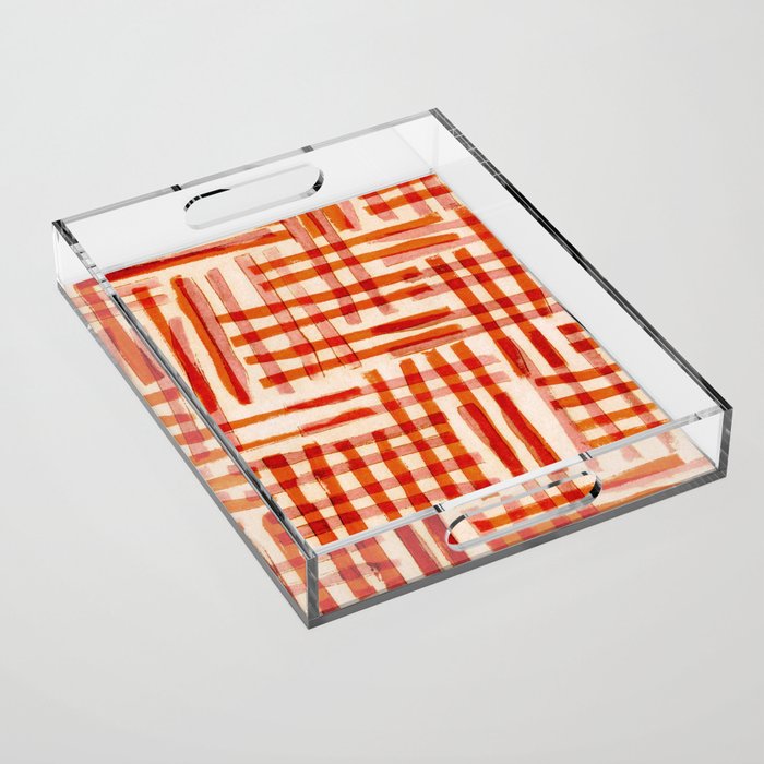 Geometric Dance #1 Acrylic Tray Gallery Image 1