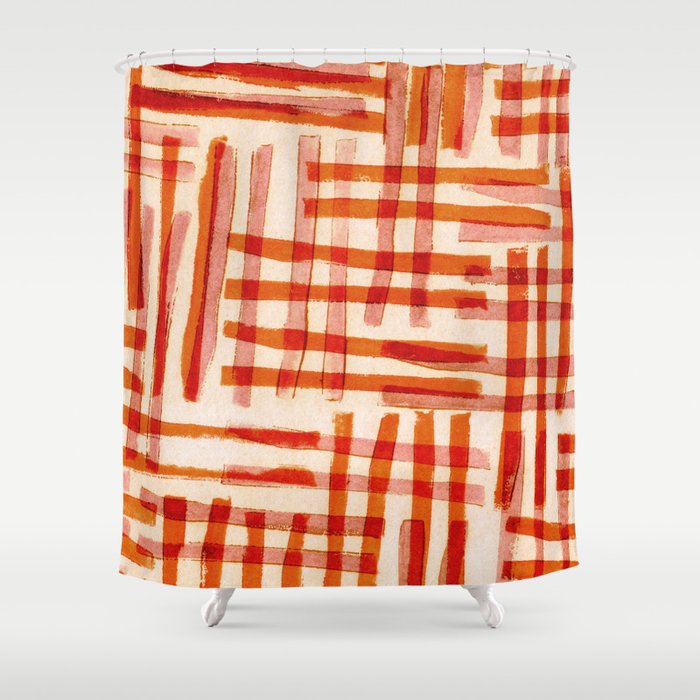 Geometric Dance #1 Shower Curtain Gallery Image 1