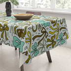 Blue Bow Print Tablecloth Gallery Image 3