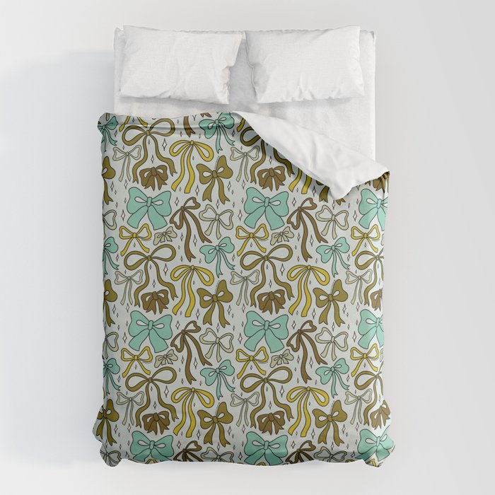 Blue Bow Print Duvet Cover Gallery Image 6
