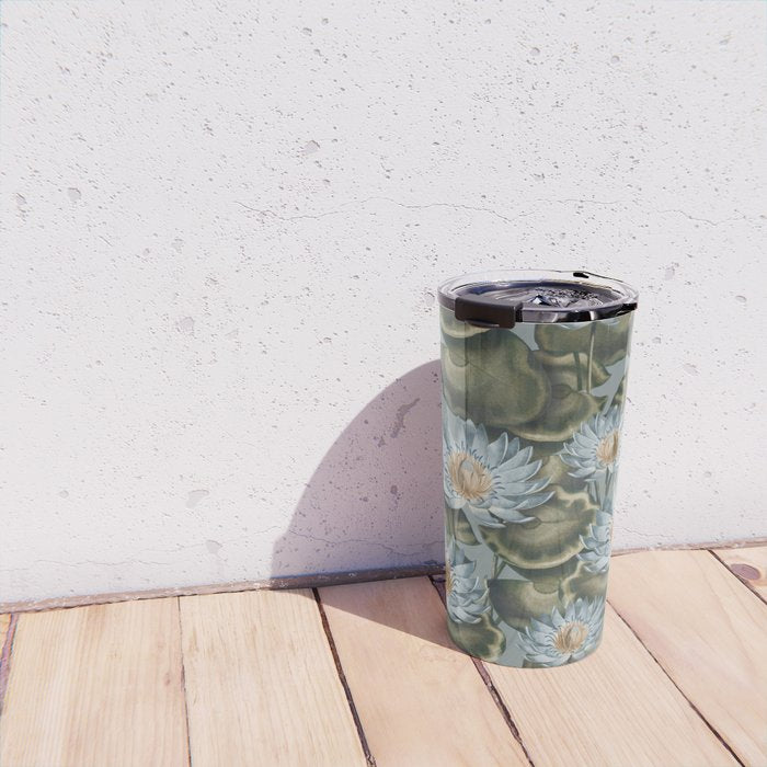 Water Lily (NYMPHAEA) Travel Mug Gallery Image 4