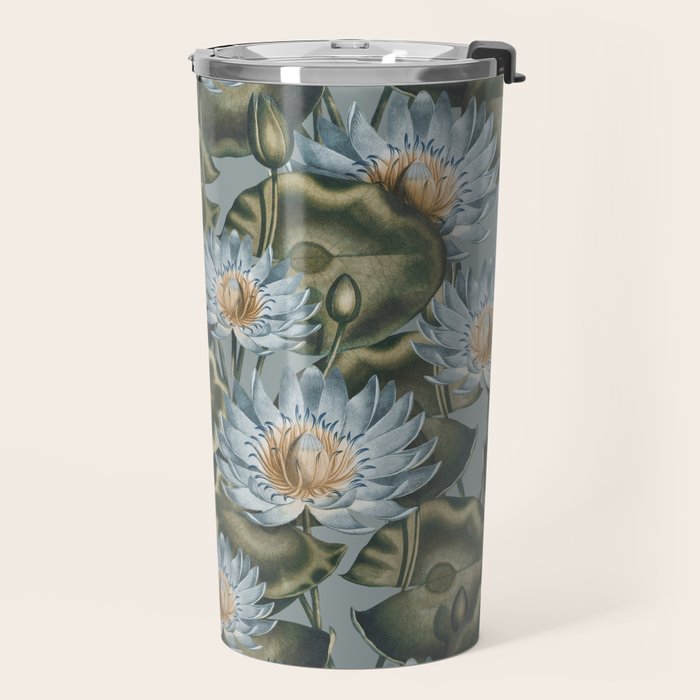 Water Lily (NYMPHAEA) Travel Mug Gallery Image 2