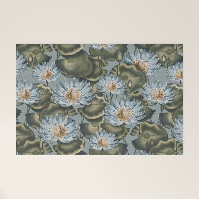 Water Lily (NYMPHAEA) Welcome Mat Gallery Image 1