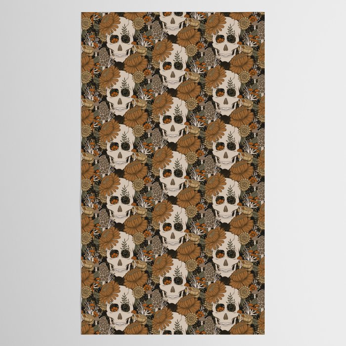 Autumn Skulls Tablecloth Gallery Image 2