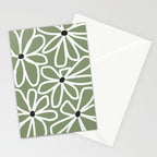 Daisy chain - sage Stationery Card Gallery Image 2