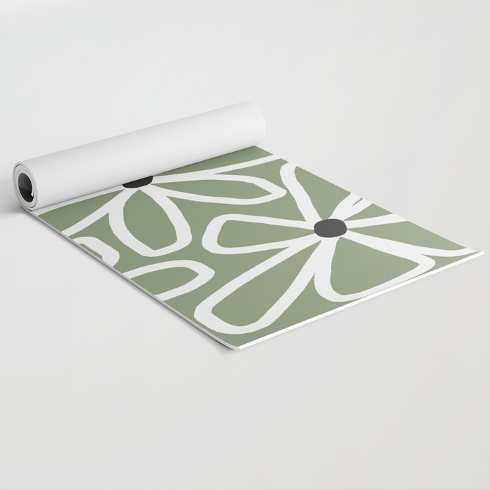 Daisy chain - sage Yoga Mat Gallery Image 2