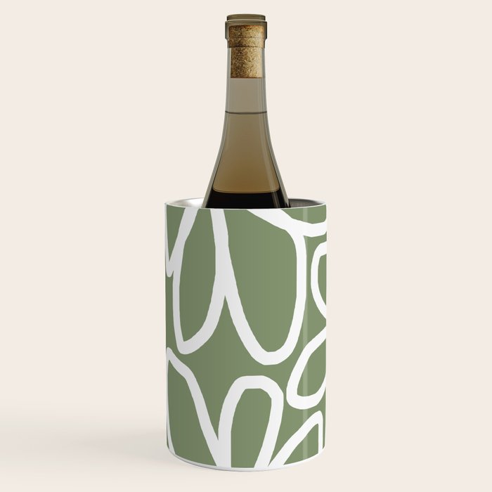 Daisy chain - sage Wine Chiller Gallery Image 2
