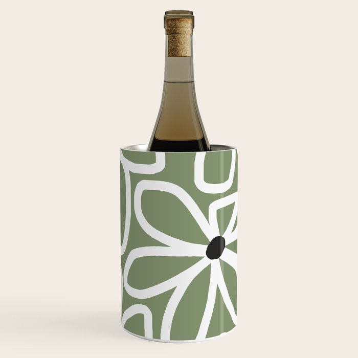 Daisy chain - sage Wine Chiller Gallery Image 1