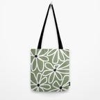 Daisy chain - sage Tote Bag Gallery Image 2