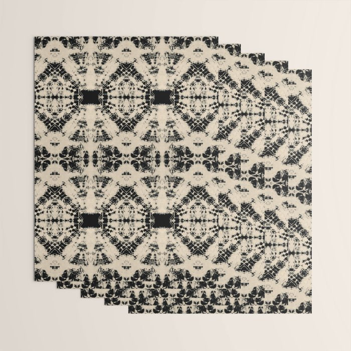 Vintage Circle Shibori Wrapping Paper Gallery Image 3