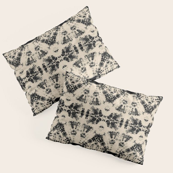 Vintage Circle Shibori Pillow Sham Gallery Image 1