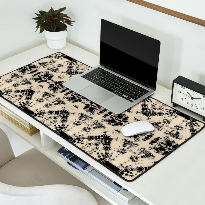 Vintage Circle Shibori Desk Mat Gallery Image 2