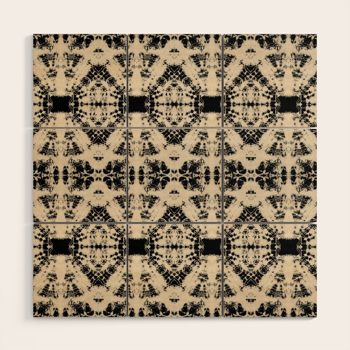 Vintage Circle Shibori Wood Wall Art Gallery Image 1