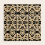 Vintage Circle Shibori Wood Wall Art Gallery Image 1
